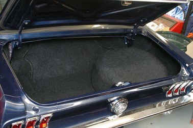 1965 mustang trunk deals mat